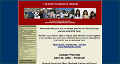 Desktop Screenshot of cotuitfederatedchurch.org